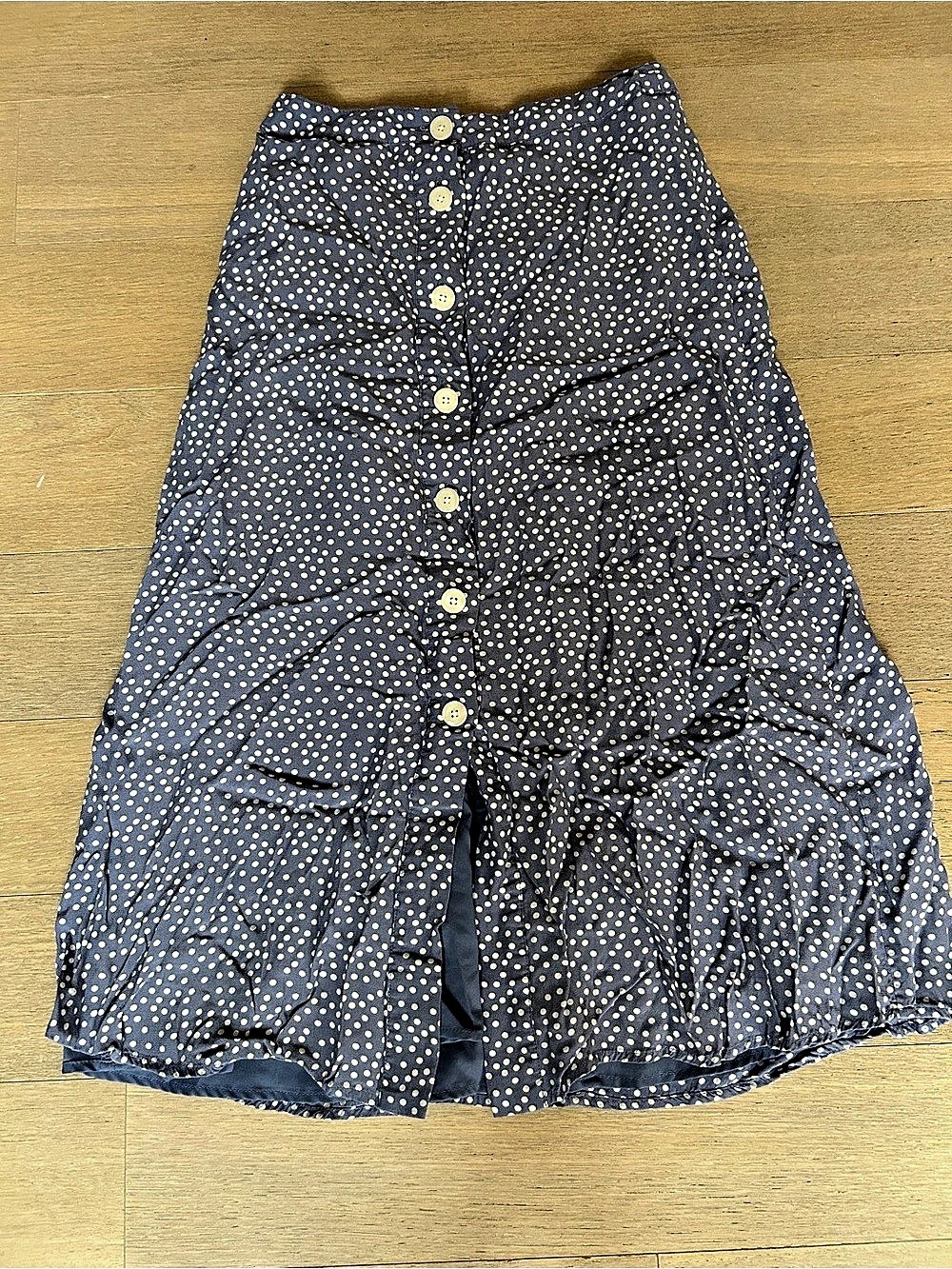 GAP Polka Dot Ruffle Mini Skirt Size 2 Like New